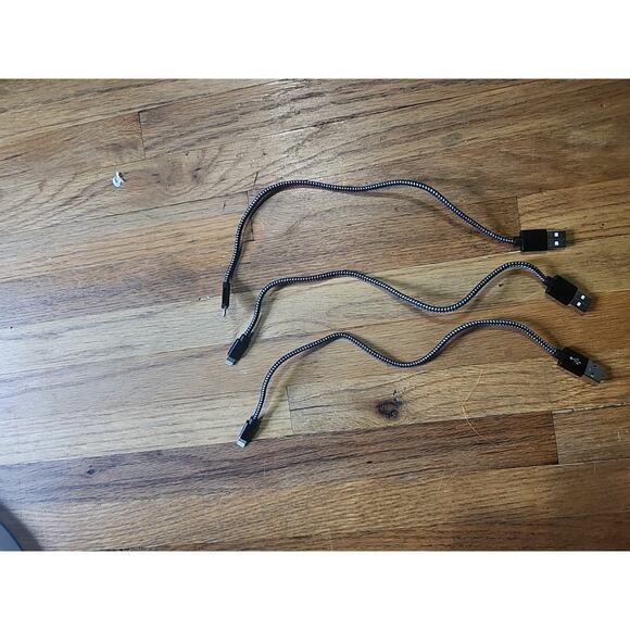 3 Pack 3 Ft USB To USB Type C Charging Cables - Picture 3 of 3